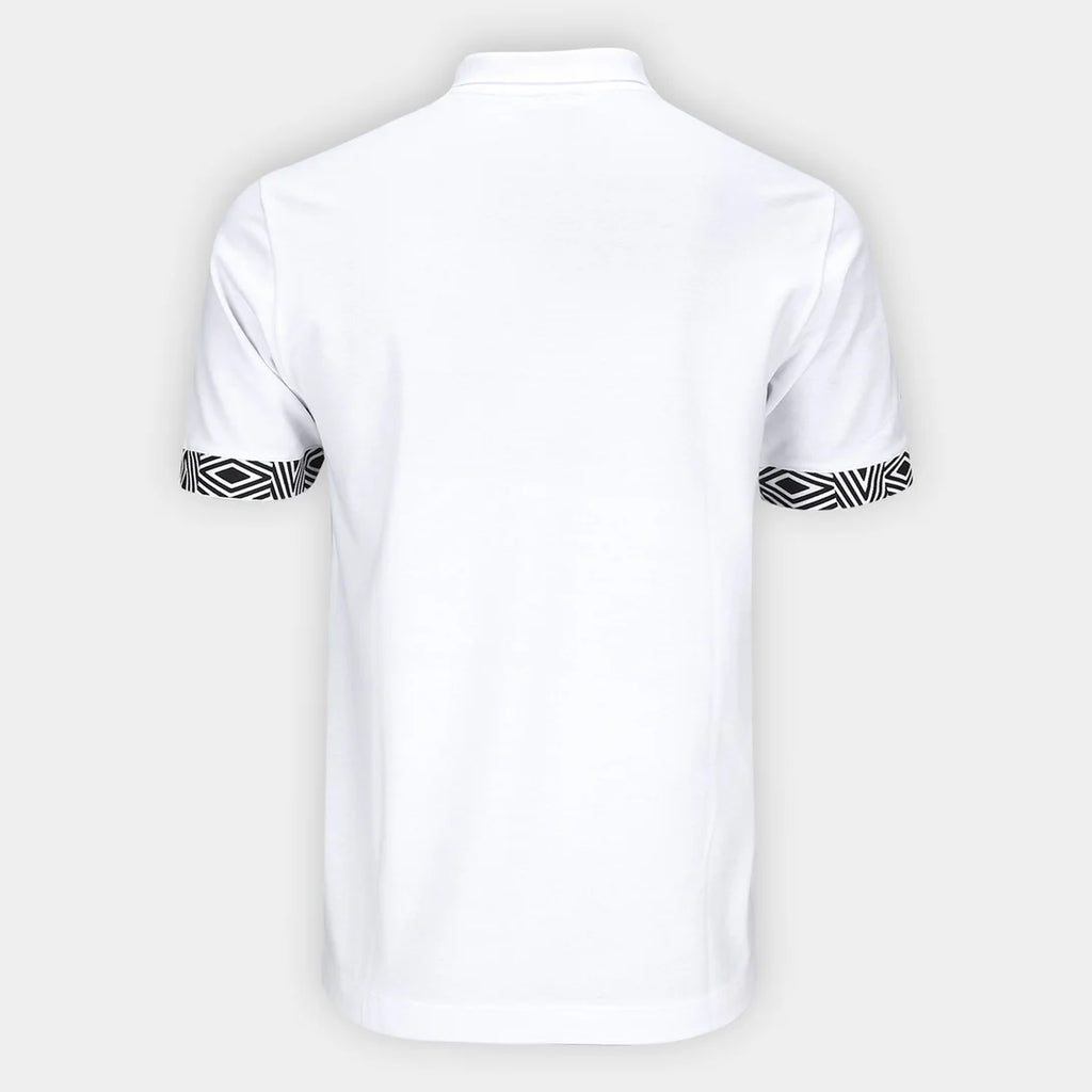 Camisa Polo Santos 26/27 Viagem Umbro Masculina - Branco