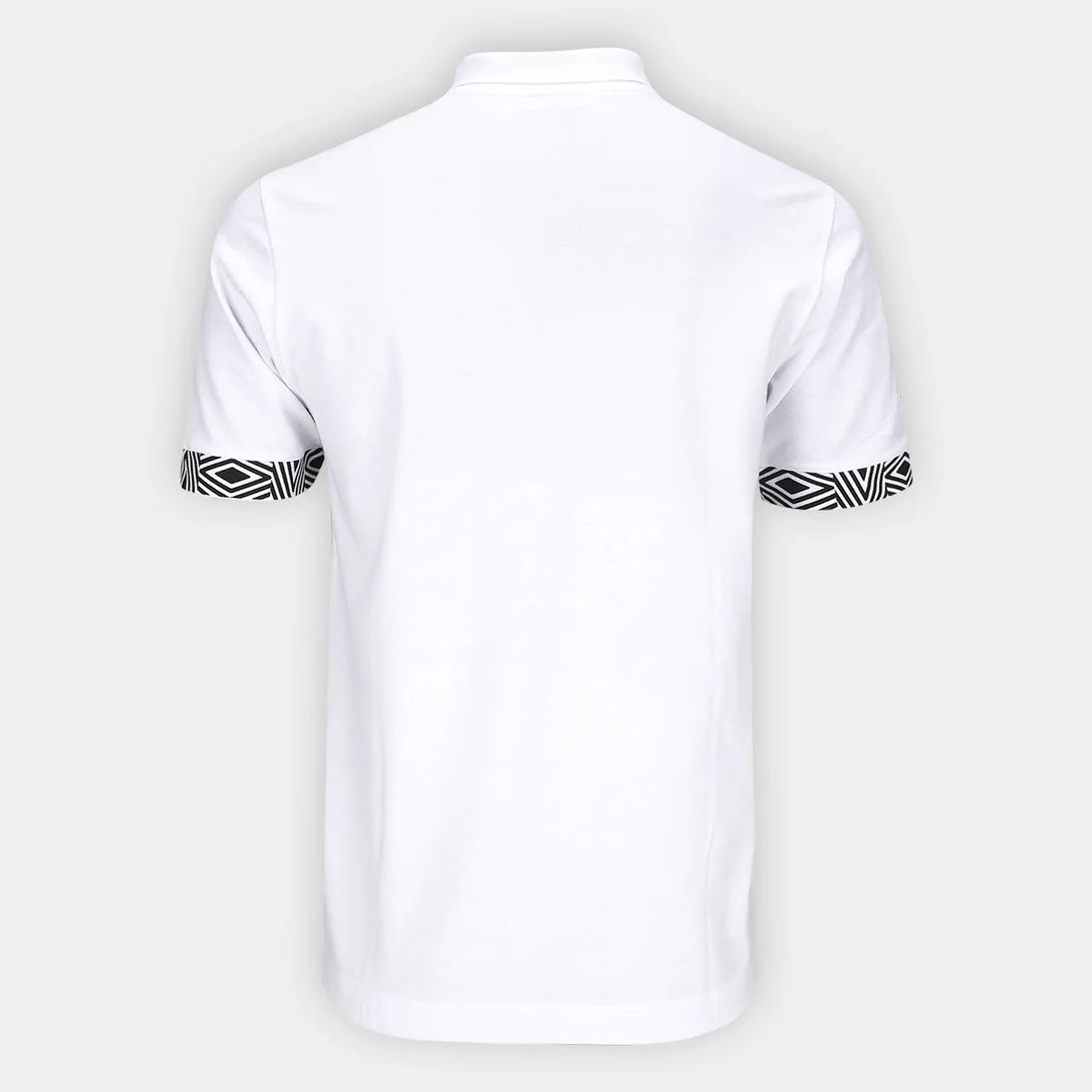 Camisa Polo Santos 26/27 Viagem Umbro Masculina - Branco