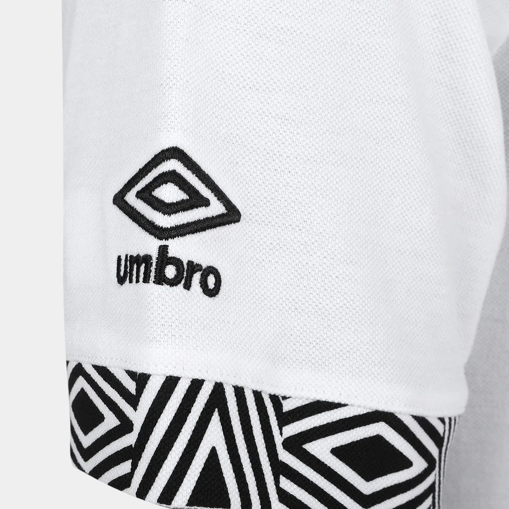 Camisa Polo Santos 26/27 Viagem Umbro Masculina - Branco