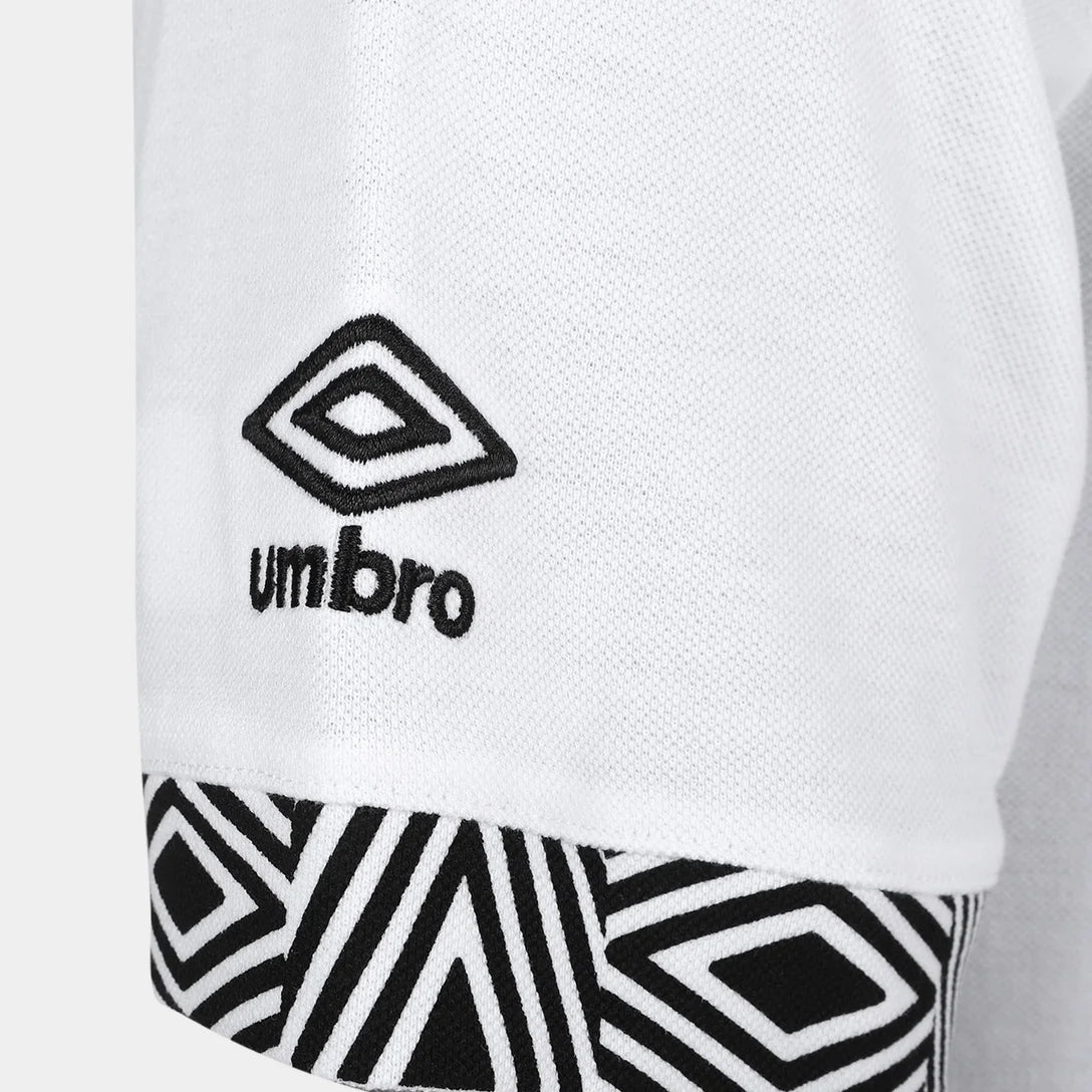 Camisa Polo Santos 26/27 Viagem Umbro Masculina - Branco