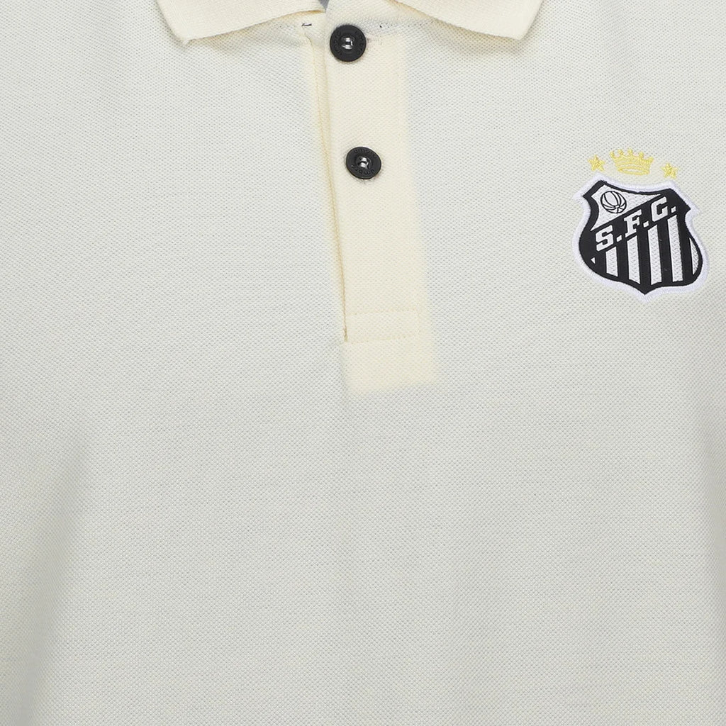 Camisa Polo Santos 26/27 Viagem Umbro Masculina - Off White