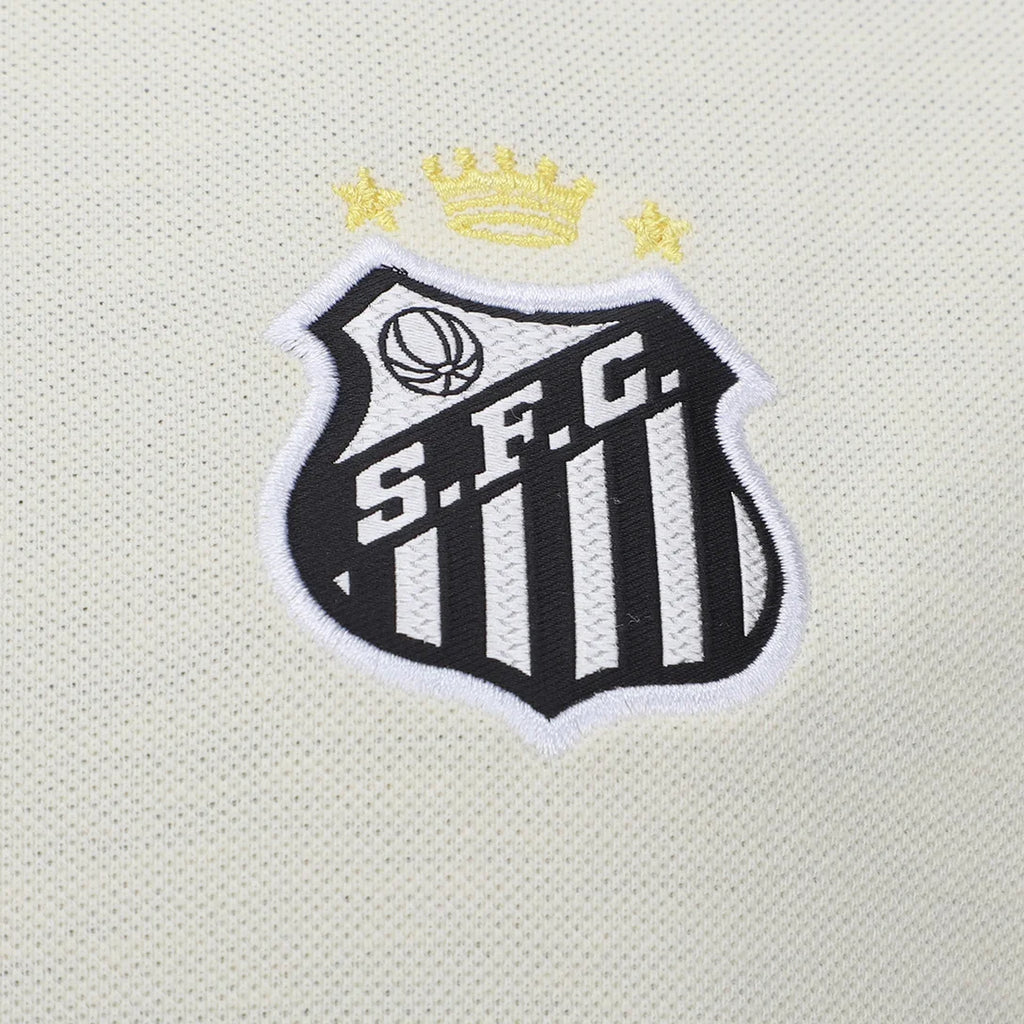 Camisa Polo Santos 26/27 Viagem Umbro Masculina - Off White