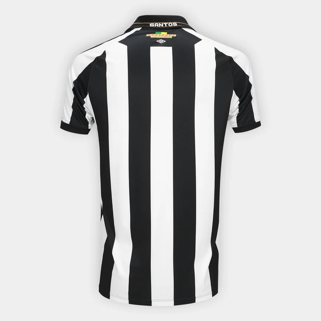 Camisa Santos II 26/27 Torcedor Umbro Masculina - Branco+Preto
