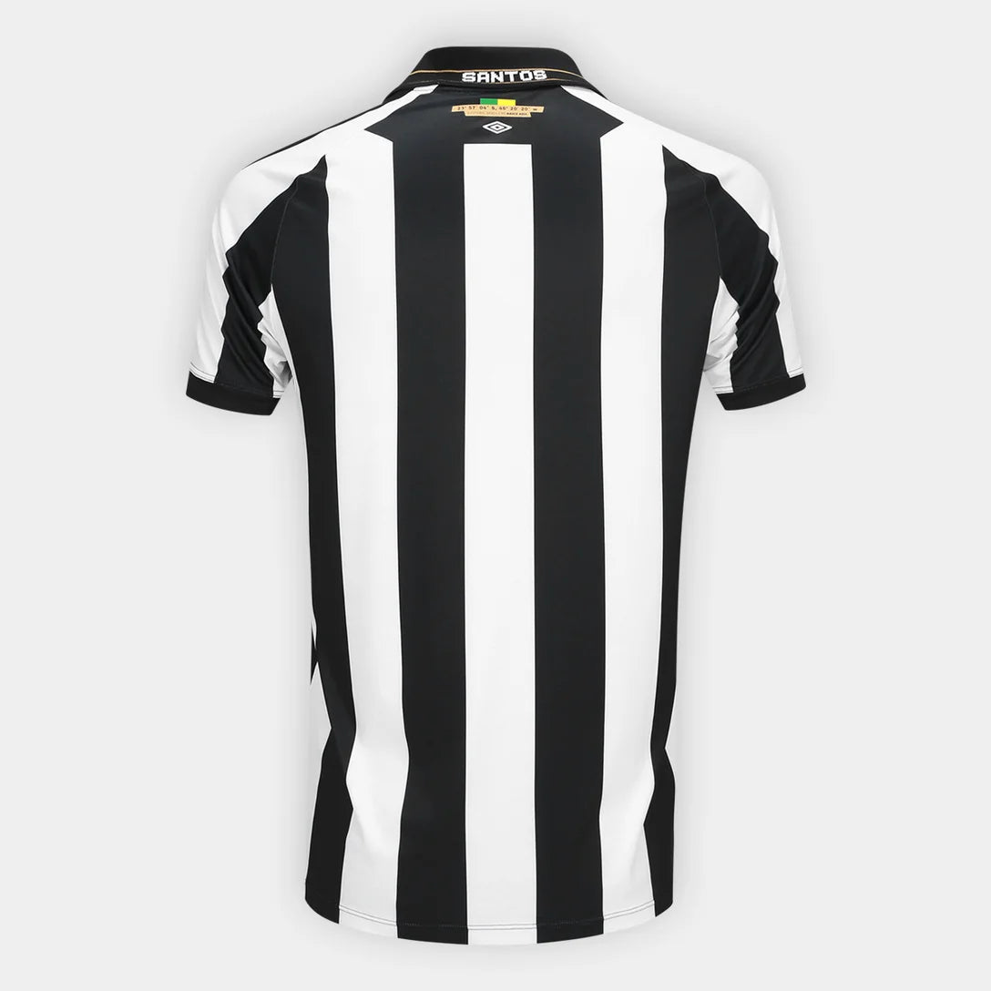 Camisa Santos II 26/27 Torcedor Umbro Masculina - Branco+Preto