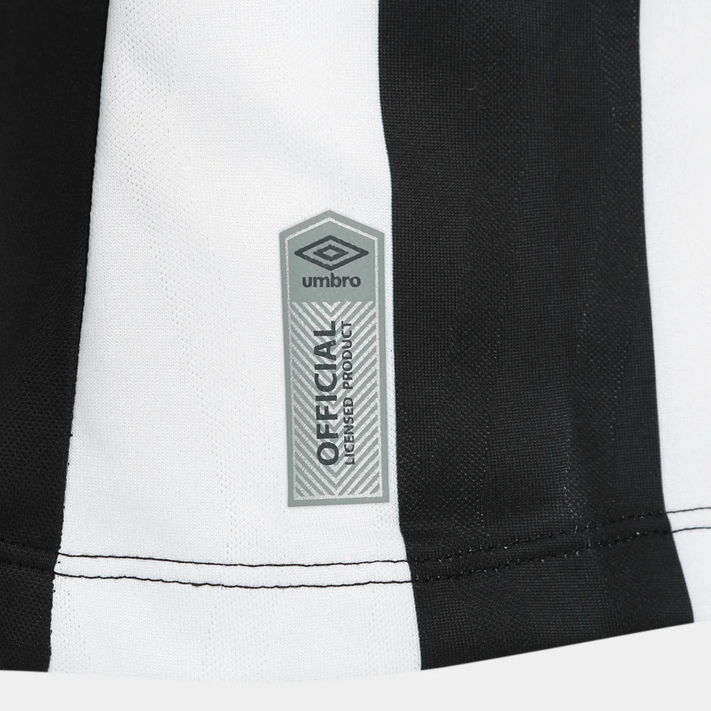 Camisa Santos II 26/27 Torcedor Umbro Feminina - Preto+Branco