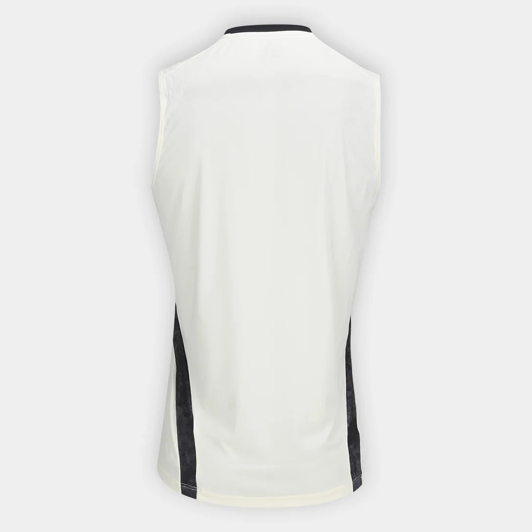 Regata Santos 26/27 Treino Umbro Masculina - Off White+Preto