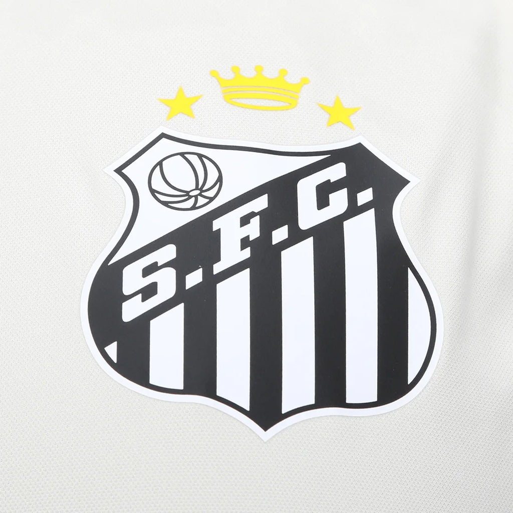 Regata Santos 26/27 Treino Umbro Masculina - Off White+Preto
