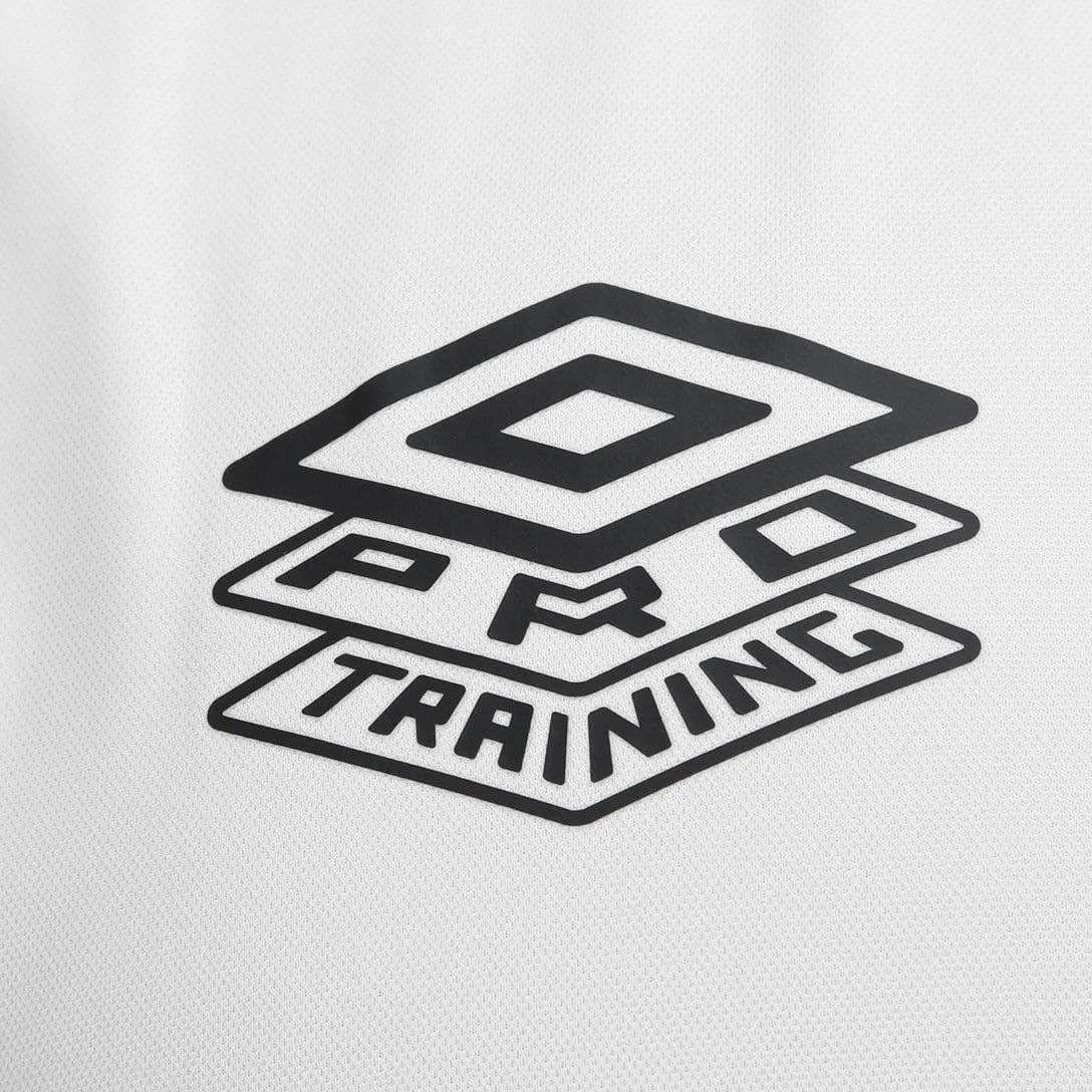 Regata Santos 26/27 Treino Umbro Masculina - Off White+Preto