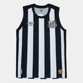 Regata Santos II 26/27 Basquete Umbro Masculina - Preto+Branco
