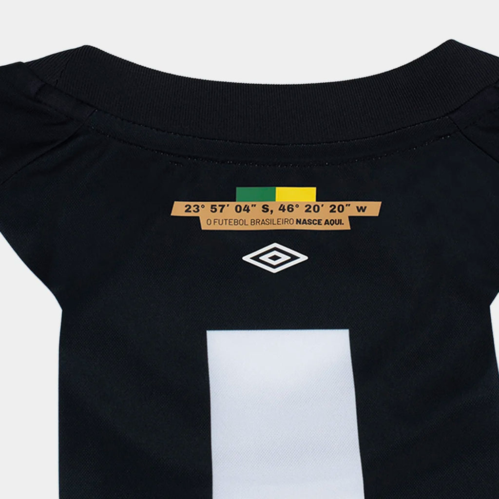 Regata Santos II 26/27 Basquete Umbro Masculina - Preto+Branco