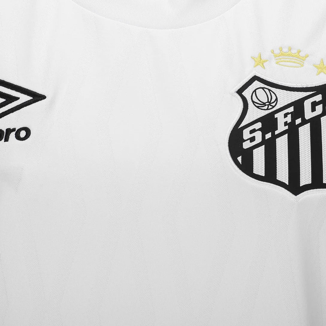 Regata Santos I 26/27 Basquete Umbro Masculina - Branco+Bronze