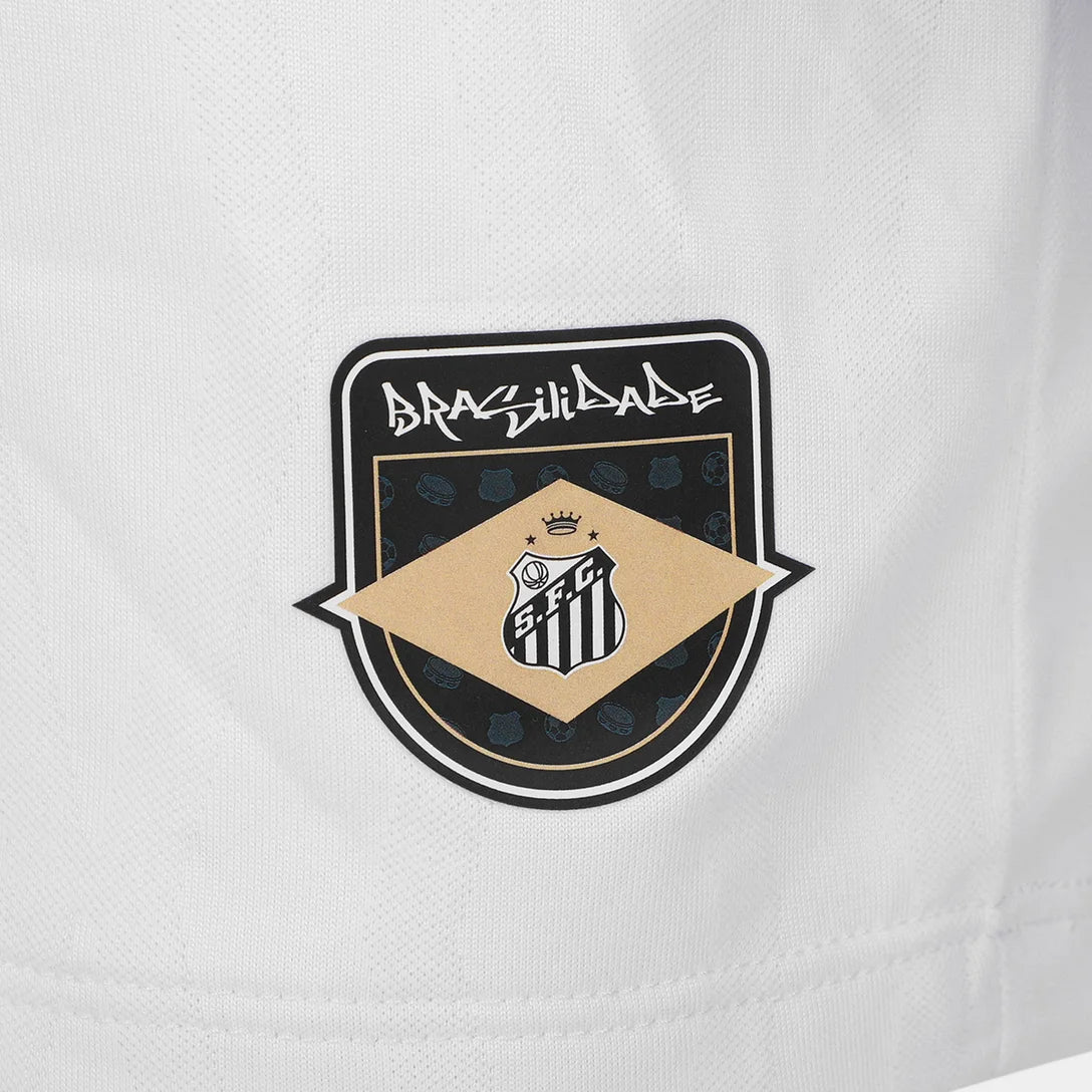 Regata Santos I 26/27 Basquete Umbro Masculina - Branco+Bronze
