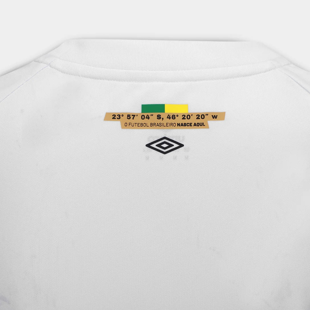 Regata Santos I 26/27 Basquete Umbro Masculina - Branco+Bronze