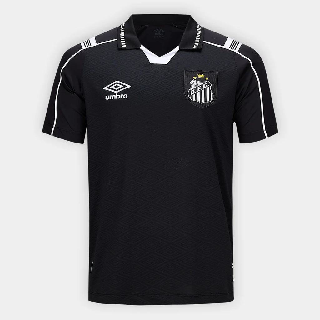 Camisa Santos III 26/27 Torcedor Umbro Masculina - Preto+Branco