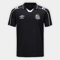 Camisa Santos III 26/27 Torcedor Umbro Masculina - Preto+Branco