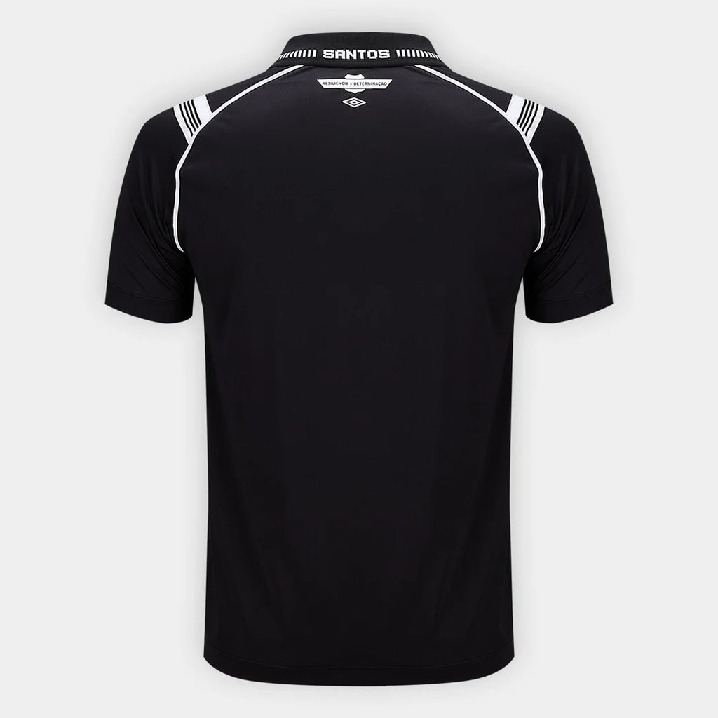 Camisa Santos III 26/27 Torcedor Umbro Masculina - Preto+Branco
