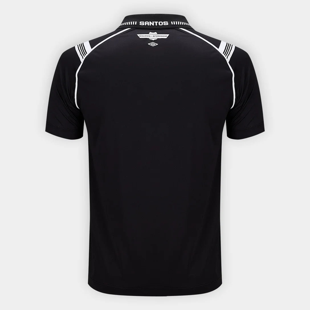 Camisa Santos III 26/27 Torcedor Umbro Masculina - Preto+Branco