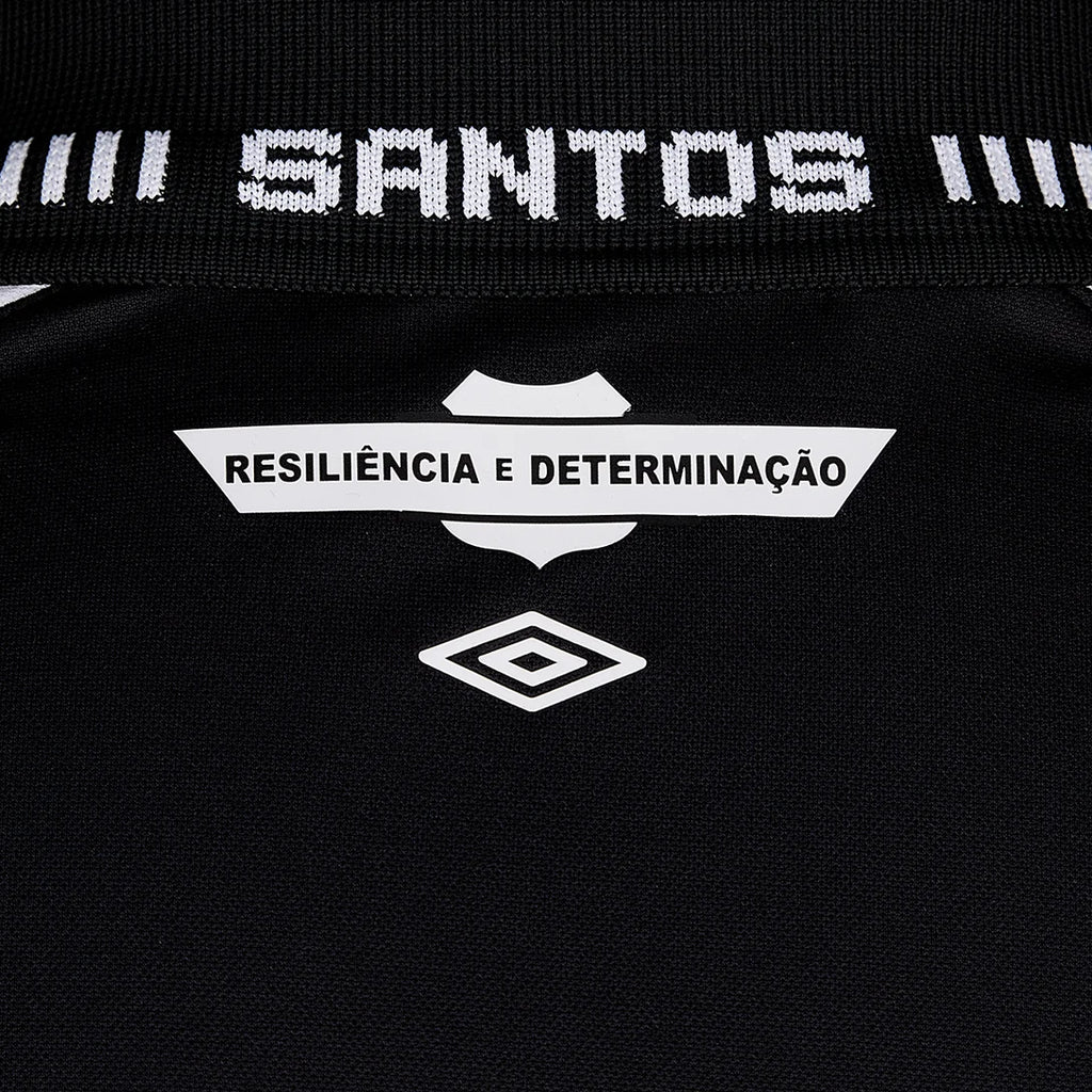 Camisa Santos III 26/27 Torcedor Umbro Masculina - Preto+Branco