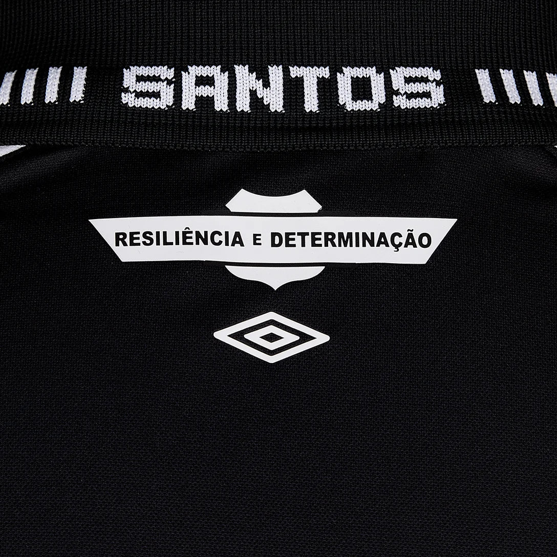 Camisa Santos III 26/27 Torcedor Umbro Masculina - Preto+Branco