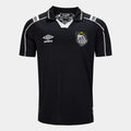 Camisa Santos III 26/27 Jogador Umbro Masculina - Preto+Branco