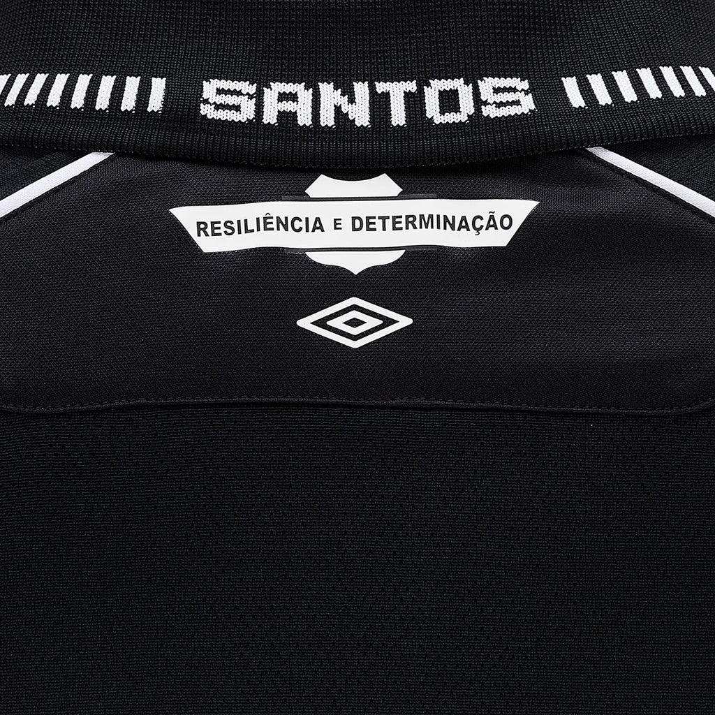 Camisa Santos III 26/27 Jogador Umbro Masculina - Preto+Branco