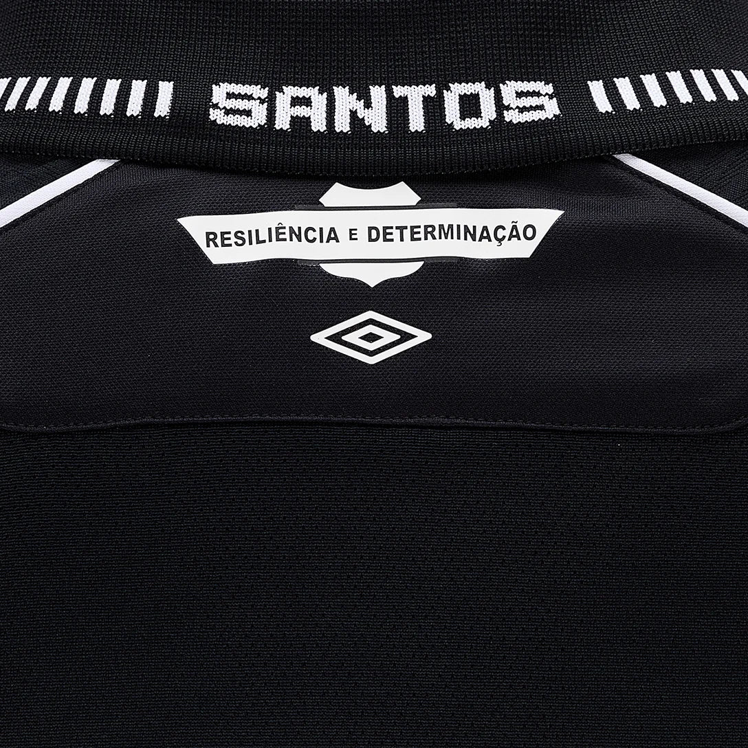 Camisa Santos III 26/27 Jogador Umbro Masculina - Preto+Branco