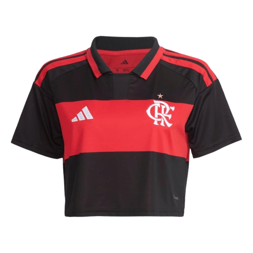 Cropped Flamengo Feminina Jogo 1 Adidas 2026