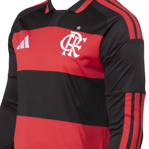 Manto Flamengo Manga Longa Jogo 1 Adidas 2026